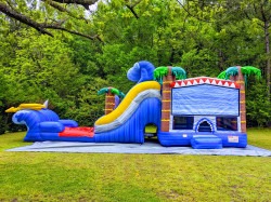 Surfs20Up20Bounce20House20with20Dual20Lane20Slide201 173 1 Surfs Up Bounce House with Dual Lane Slide (Wet or Dry)