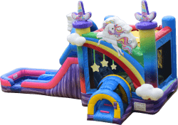 Unicorn20Bounce20House20with20Dual20Lane20Slide20520 20 1 Unicorn Bounce House with Dual Lane Slide (Wet or Dry)