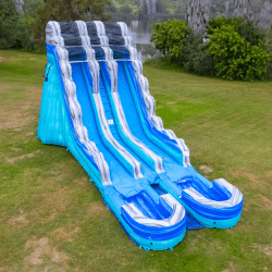 JCXD WSD19TAO DPWEB 6 1754161658 19ft Riptide Racer Dual Lane Slide (Wet or Dry)