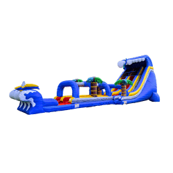 24ft Dual Lane Slide w/ 35ft Slip & Slide (Wet Only)