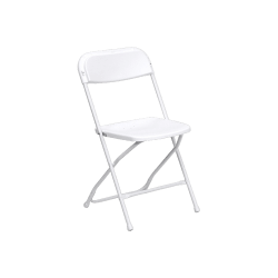 White Folding Chair