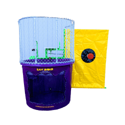 Dunk Tank with Yellow Banner