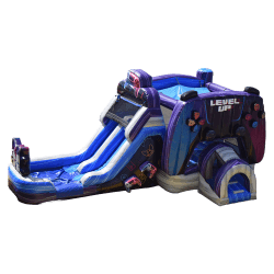 Gamer Bounce House with Dual Lane Slide (Wet or Dry)