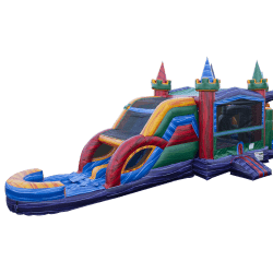 Grand Slam Bounce House w/ Dual Lane Slide (Wet or Dry)