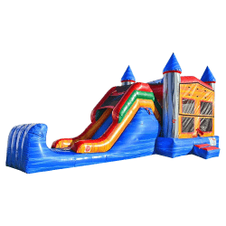 Marble Bounce House with Slide (Wet or Dry)