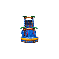 2420Tropical20DL20SP20Water20Slide HR 04 1777930491 24ft Tsunami Dual Lane Slide (Wet or Dry)