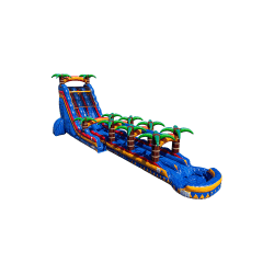 WS1655 2420Tropical20Inferno20DL20SP2020Slip2020Slide HR 3 24ft Tsunami Dual Lane Slide w/ 35ft Tropical Slip and Slide (Wet Only)