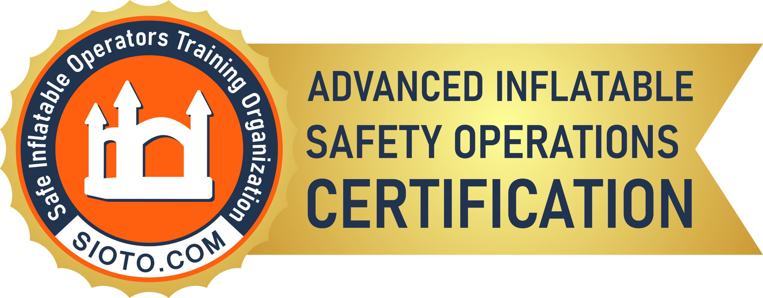 SIOTO Certified Professional from Inflatables NC safely setting up a commercial-grade inflatable