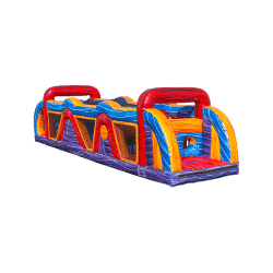 40ft20Obstacle20Course20with20Slide 1790801133 40ft Marble Mania Obstacle Course (Dry Only)