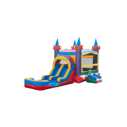 C1163 EZ20Combo20Lucky20Module20Dual20Lane HR 03 1791335306 Rainbow Bounce House with Dual Lane Slide (Wet or Dry)